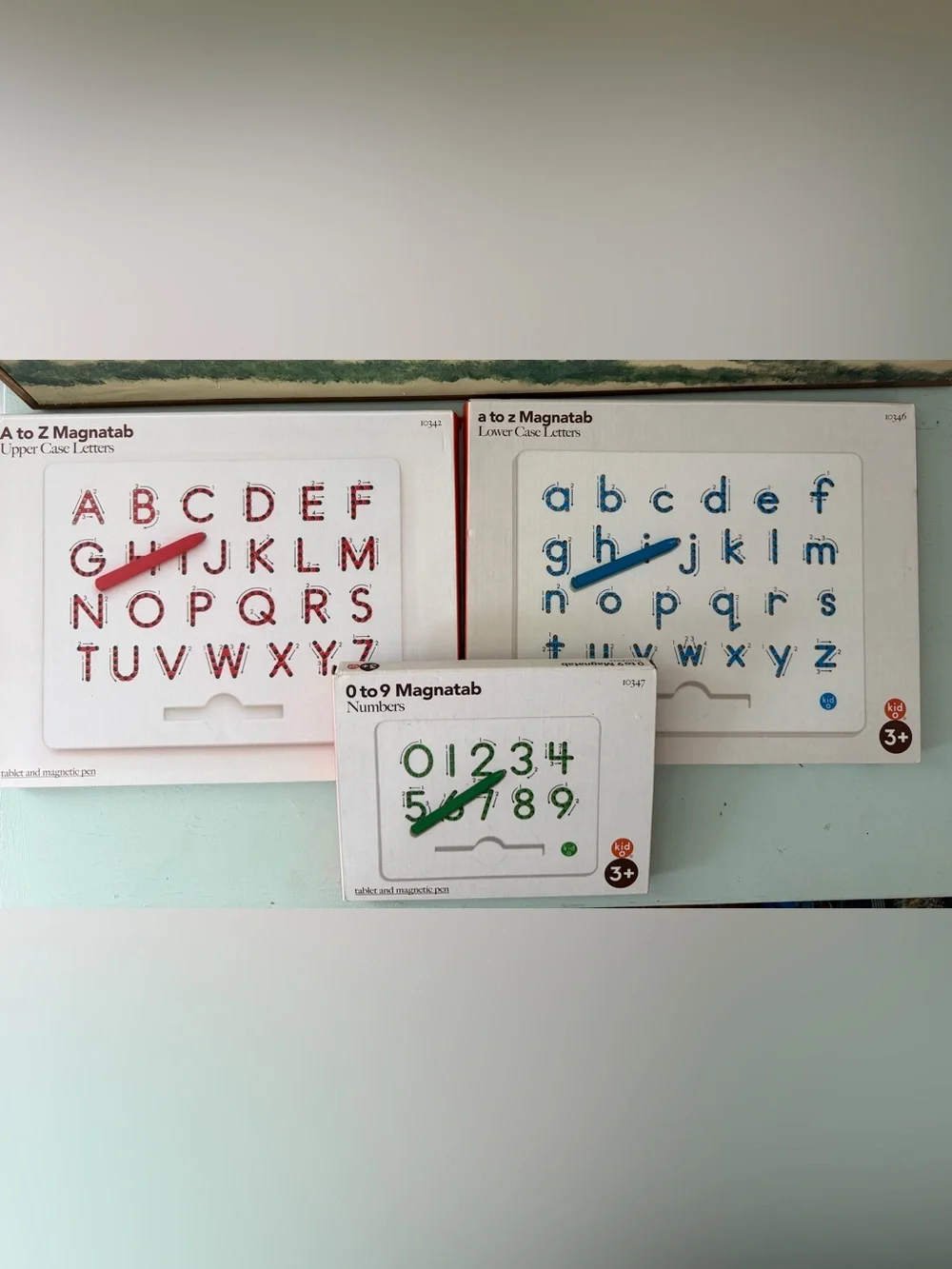 Magnatab  A to Z Upper & Lower Case Letter & Numbers & Pen Reusable Brand New